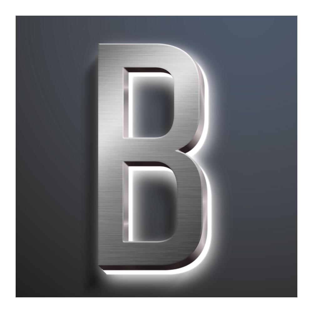 B