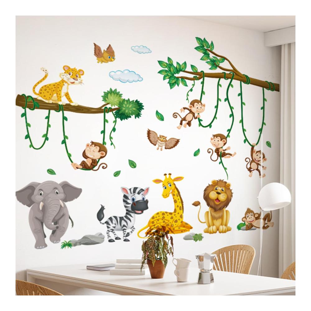 Zoo Wandtattoo Dekoration für Schlafzimmer
