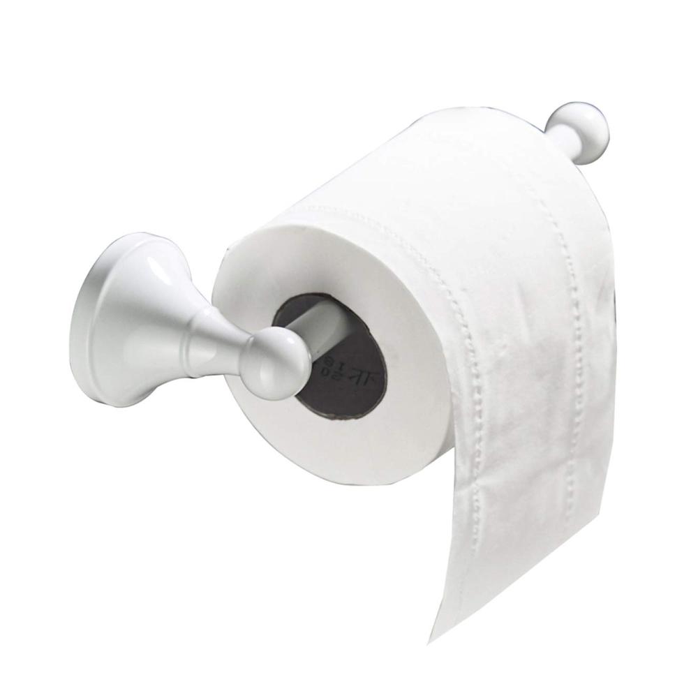 Toilet Paper Holder Without Cover (White)