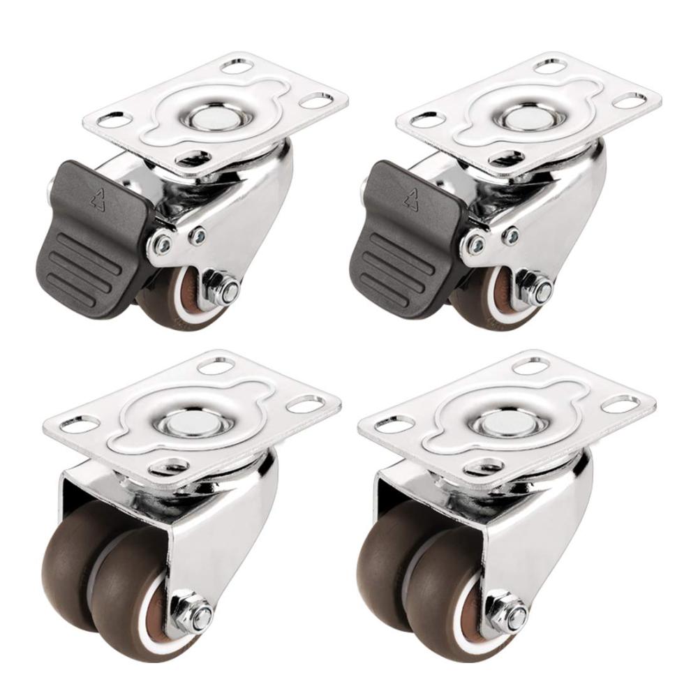 2brake Wheels 2universal Wheels