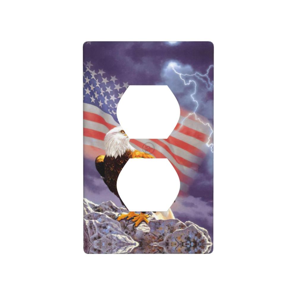 Adler mit Usa-flagge